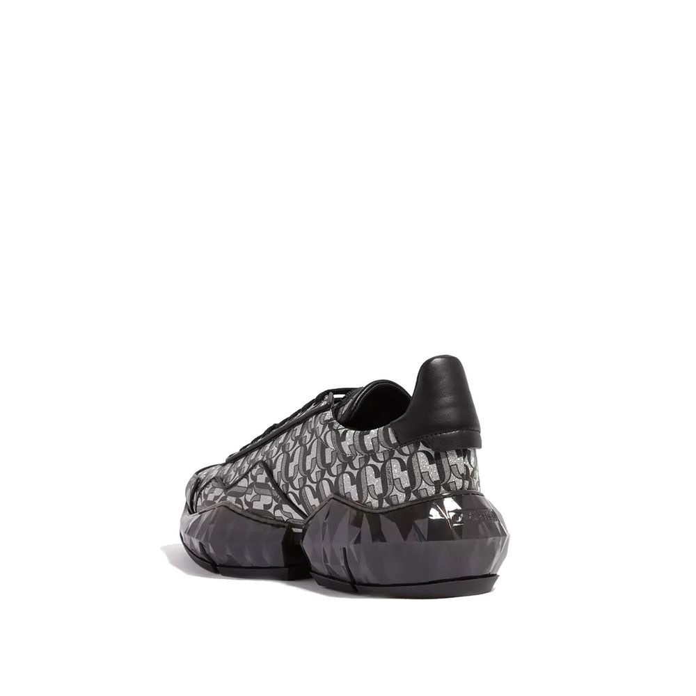 Tênis Jimmy Choo Diamond JC Monogram Couro Glitter