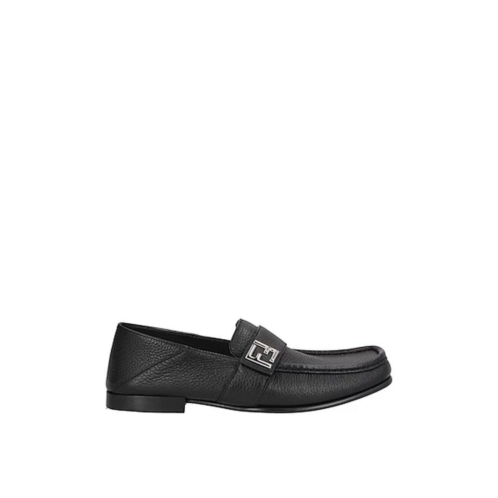 Mocassins de couro Fendi