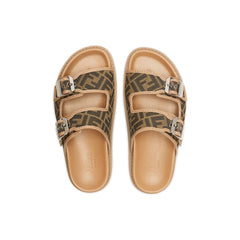 Sandálias Fendi FF Flat