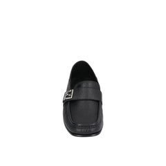 Mocassins de couro Fendi