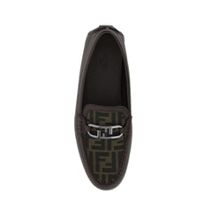Mocassins Fendi de Couro com Monograma