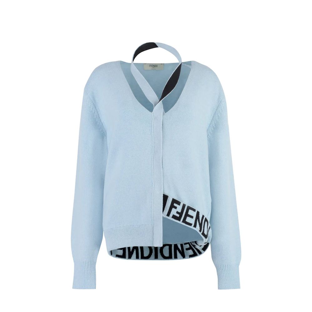 Cardigan Fendi de lã e cashmere