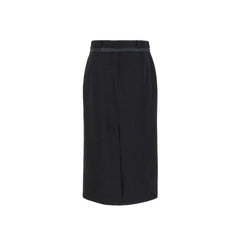 Saia Fendi Lã Virgem Grain De Poud