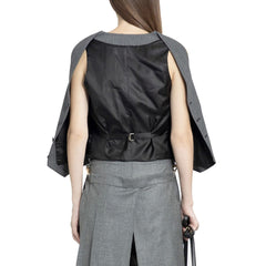 Fendi Listrado Colete Top