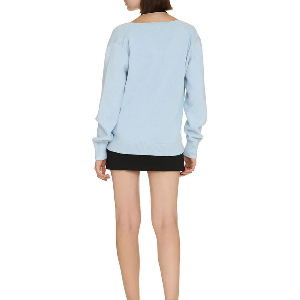 Cardigan Fendi de lã e cashmere