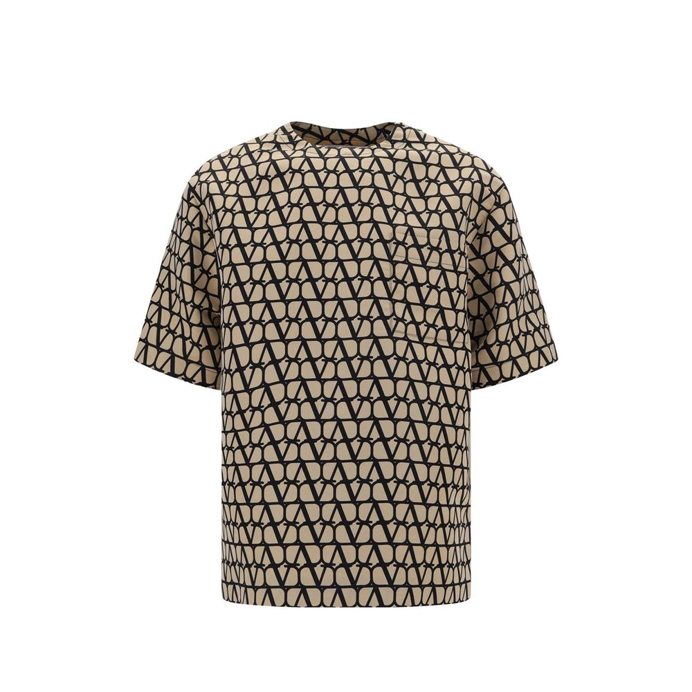 Camiseta de gola redonda Valentino Iconographe