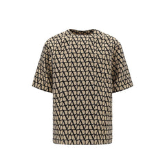 Camiseta de gola redonda Valentino Iconographe