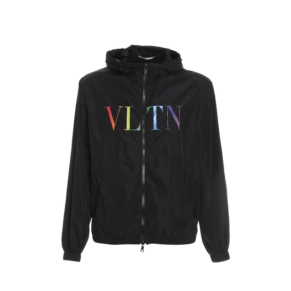Jaqueta corta-vento com logotipo Valentino