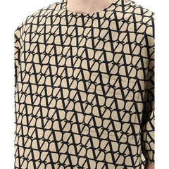 Camiseta de gola redonda Valentino Iconographe