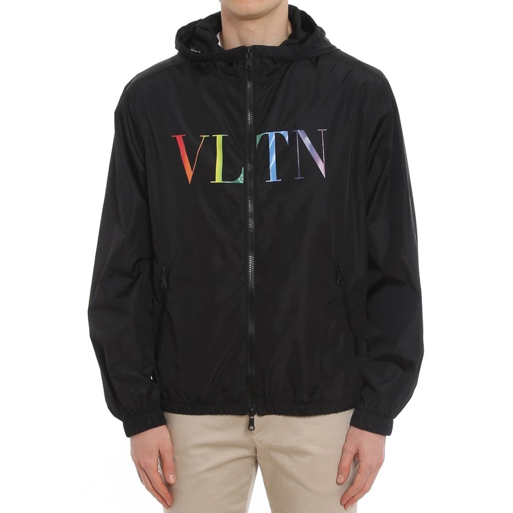 Jaqueta corta-vento com logotipo Valentino