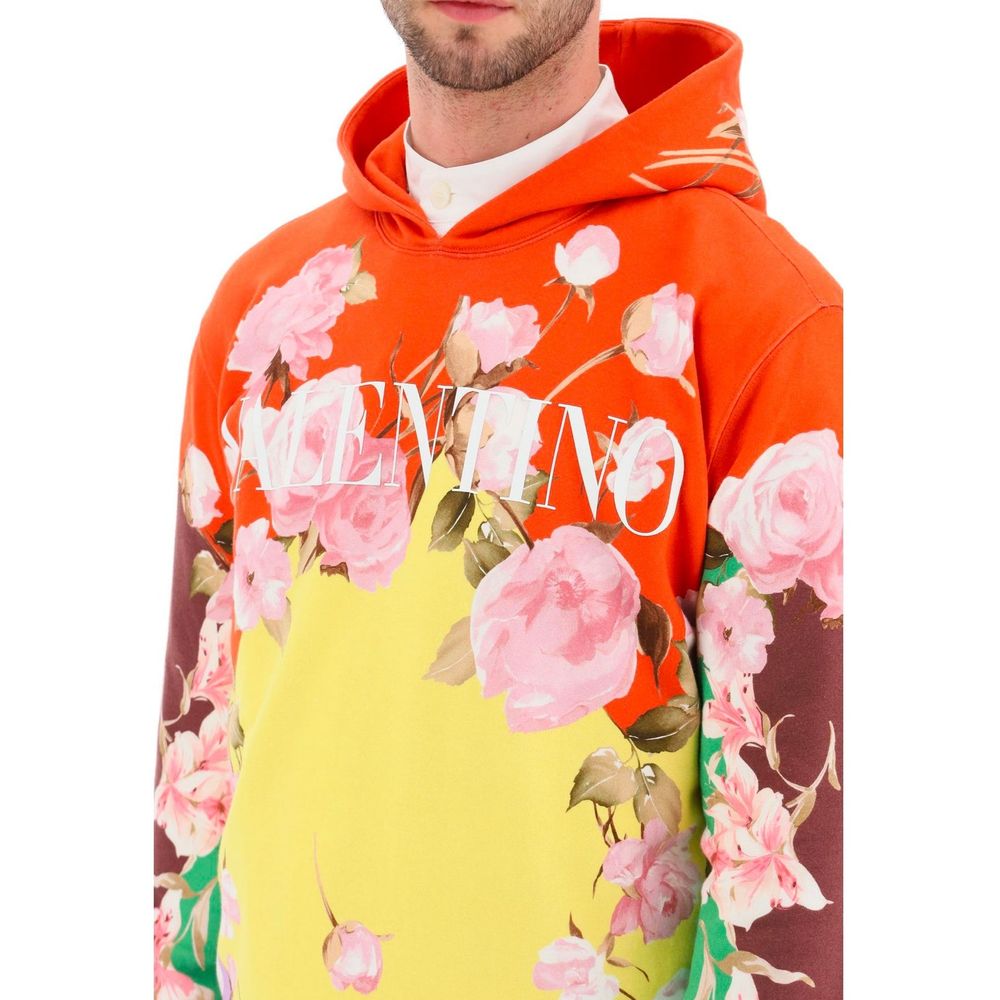 Moletom com capuz com logotipo Valentino