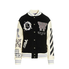 Jaqueta bomber de lã Off-White
