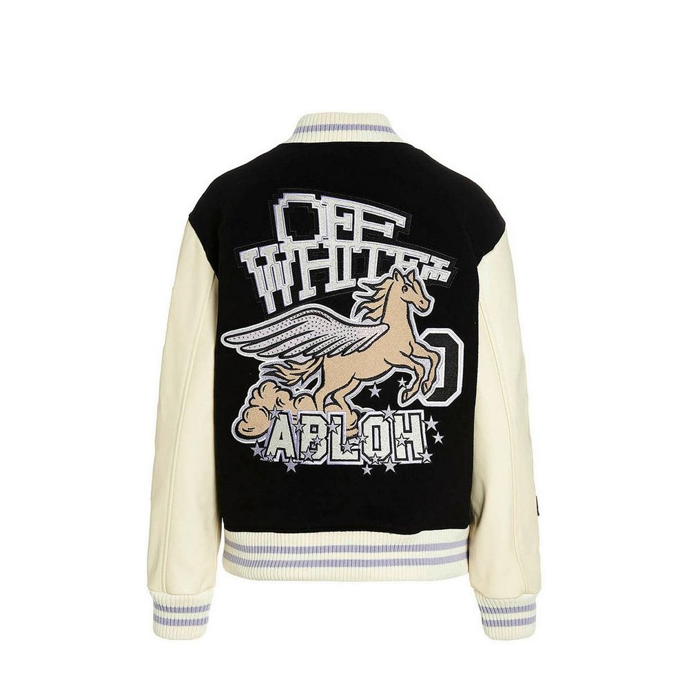 Jaqueta bomber de lã Off-White
