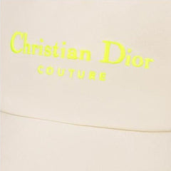 Chapéu com logotipo de algodão Dior
