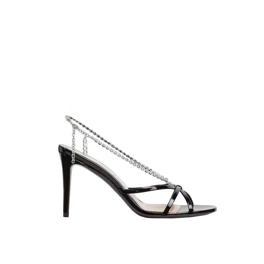 Sandálias de corrente de cristal Gucci