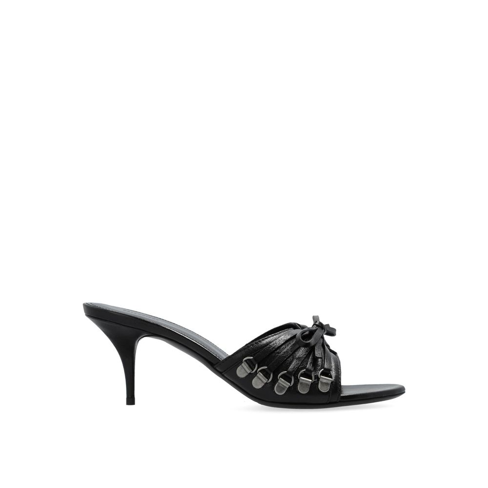 Sandálias de couro Balenciaga Cagole 70
