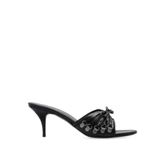 Sandálias de couro Balenciaga Cagole 70