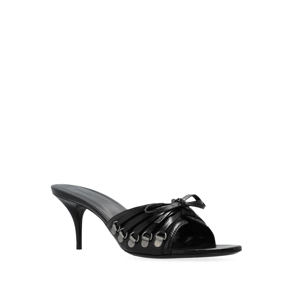 Sandálias de couro Balenciaga Cagole 70