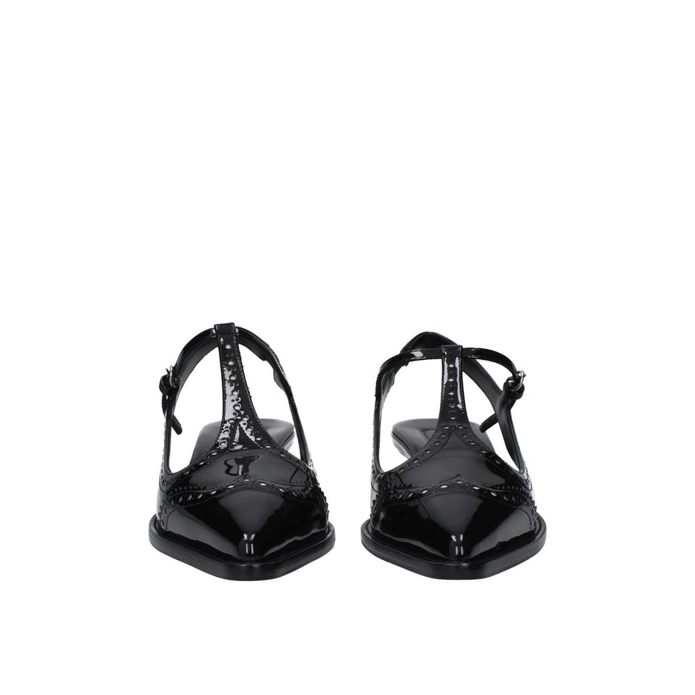 Sapatos de couro Miu Miu Slingback