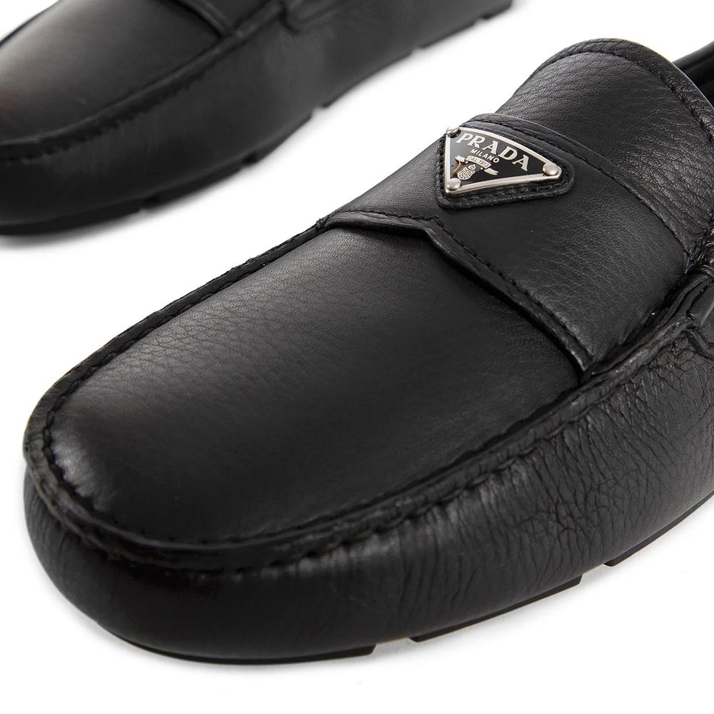 Mocassins de couro Prada Drive
