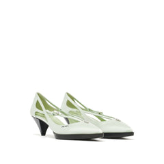 Sapatos Prada de cetim com recortes