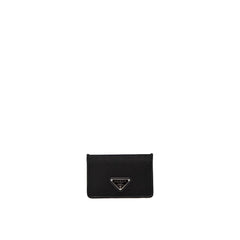 Porta-cartões Prada em nylon e couro