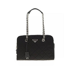 Bolsa de ombro Prada em nylon acolchoado