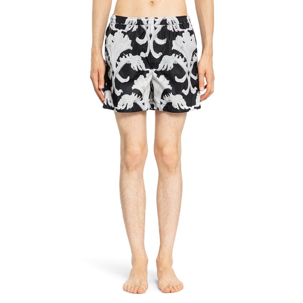 Shorts de banho Valentino Metamorphos com estampa de parede