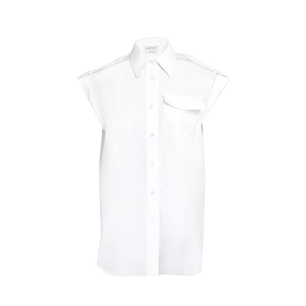 Camisa de algodão Alexander McQueen