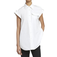 Camisa de algodão Alexander McQueen
