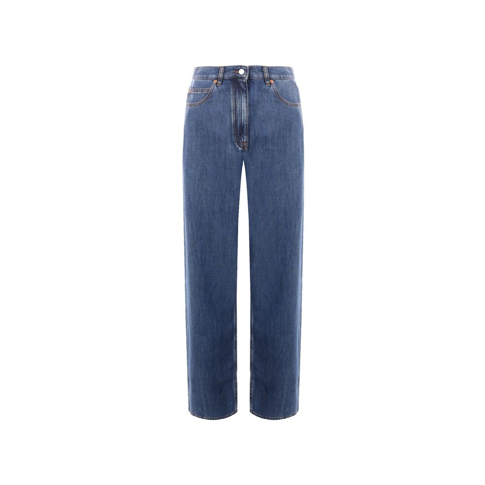 Calça jeans Valentino perna larga