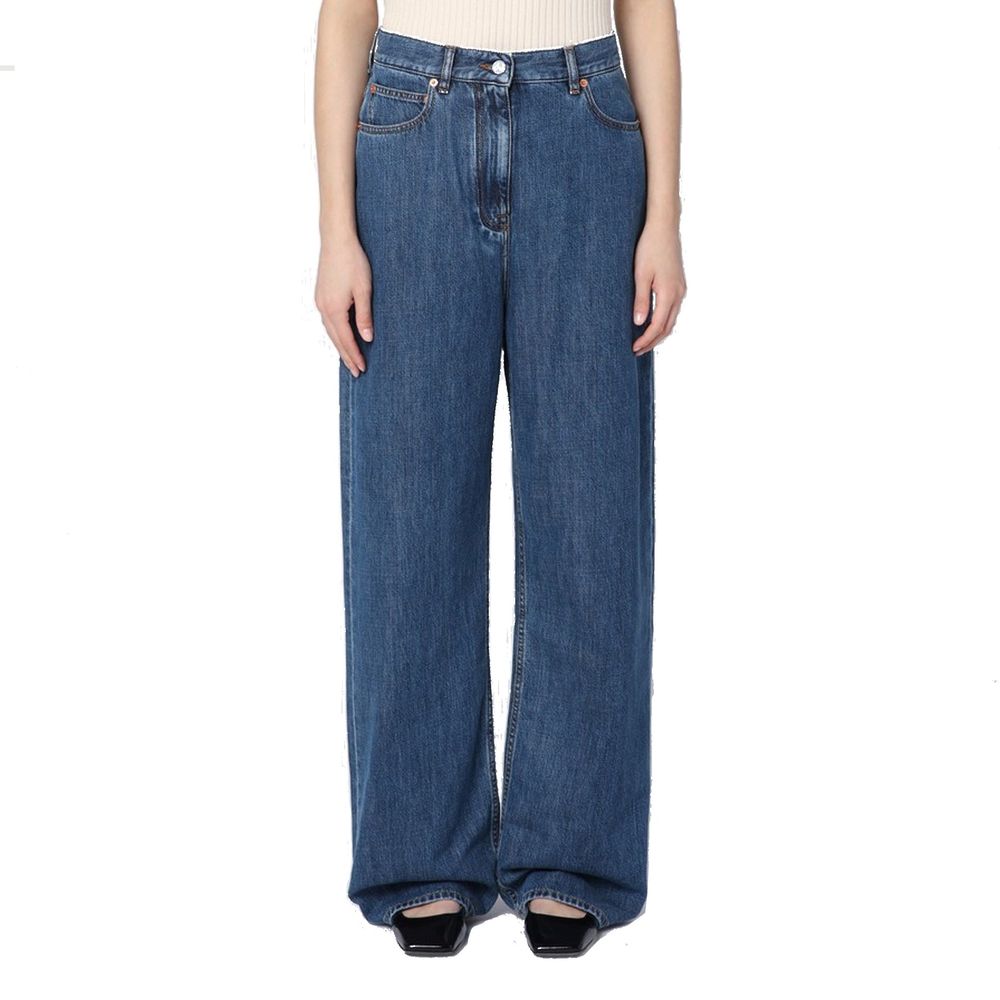 Calça jeans Valentino perna larga