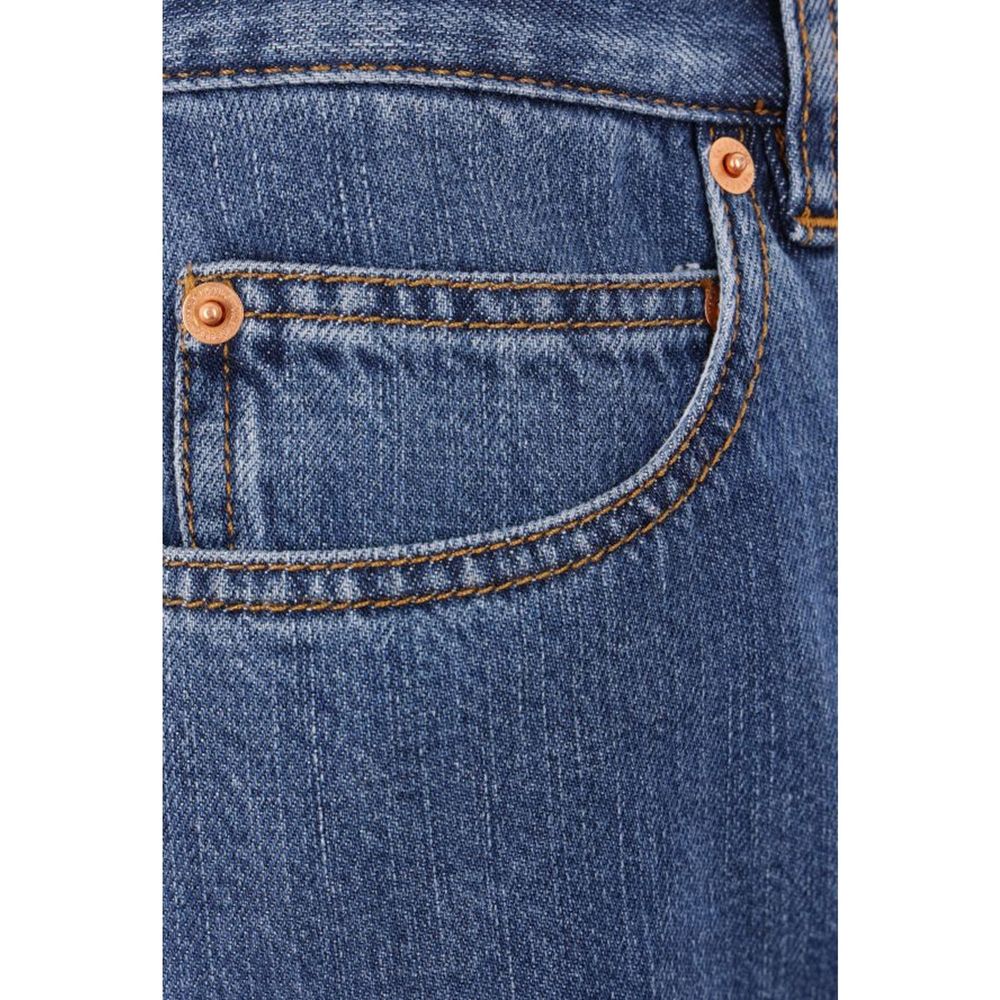 Calça jeans Valentino perna larga