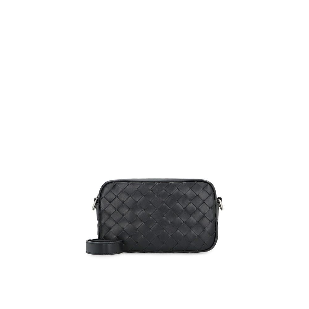 Bolsa de couro para mini câmera Bottega Veneta