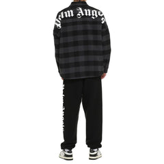 Sobrecamisa de algodão com logotipo Palm Angels