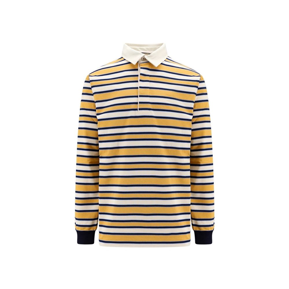Camisa polo listrada Gucci