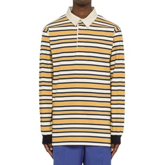 Camisa polo listrada Gucci
