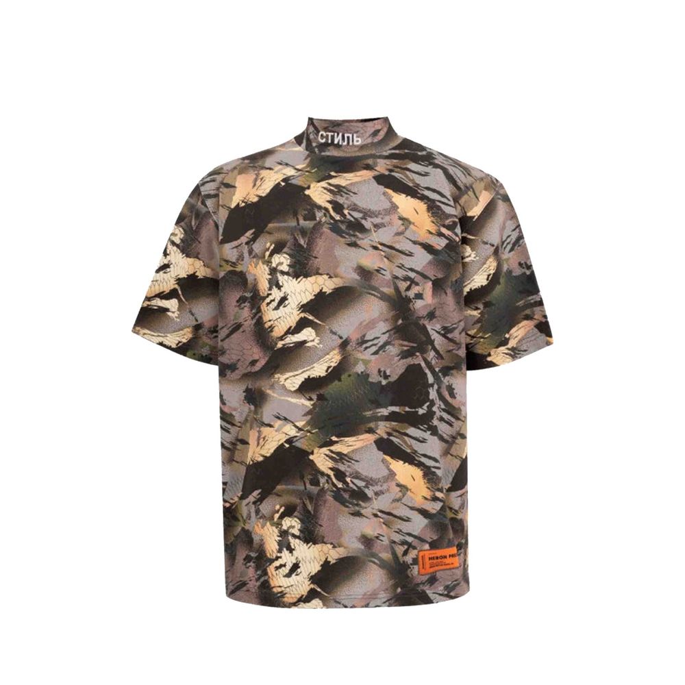 Camiseta estampada camuflada Heron Preston