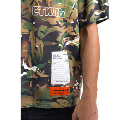 Camiseta camuflada Heron Preston