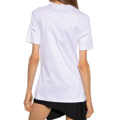 Camiseta com logotipo de algodão Versace