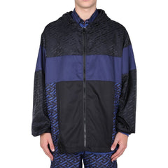 Jaqueta corta-vento com capuz Versace