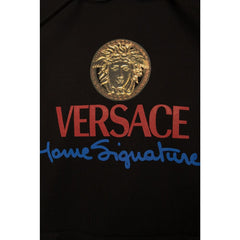 Moletom com capuz e logotipo da Versace