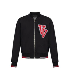 Jaqueta bomber com patch da Versace