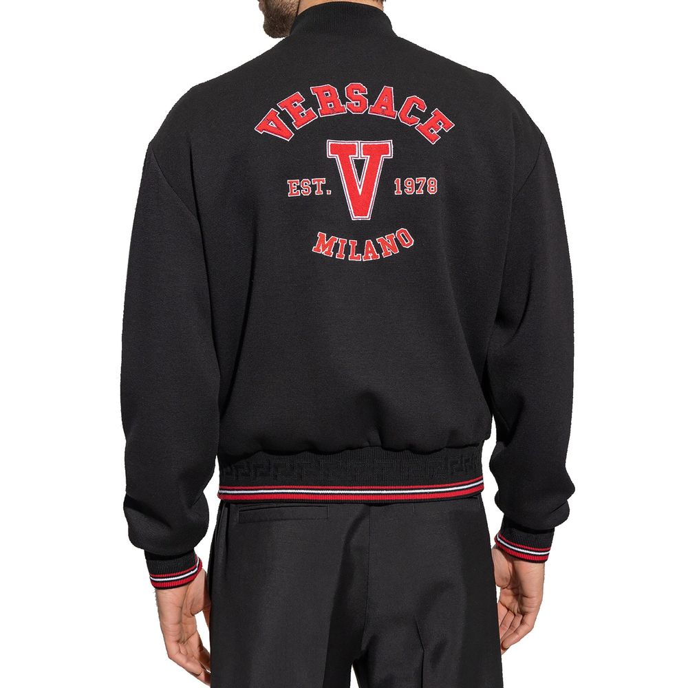 Jaqueta bomber com patch da Versace