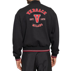 Jaqueta bomber com patch da Versace