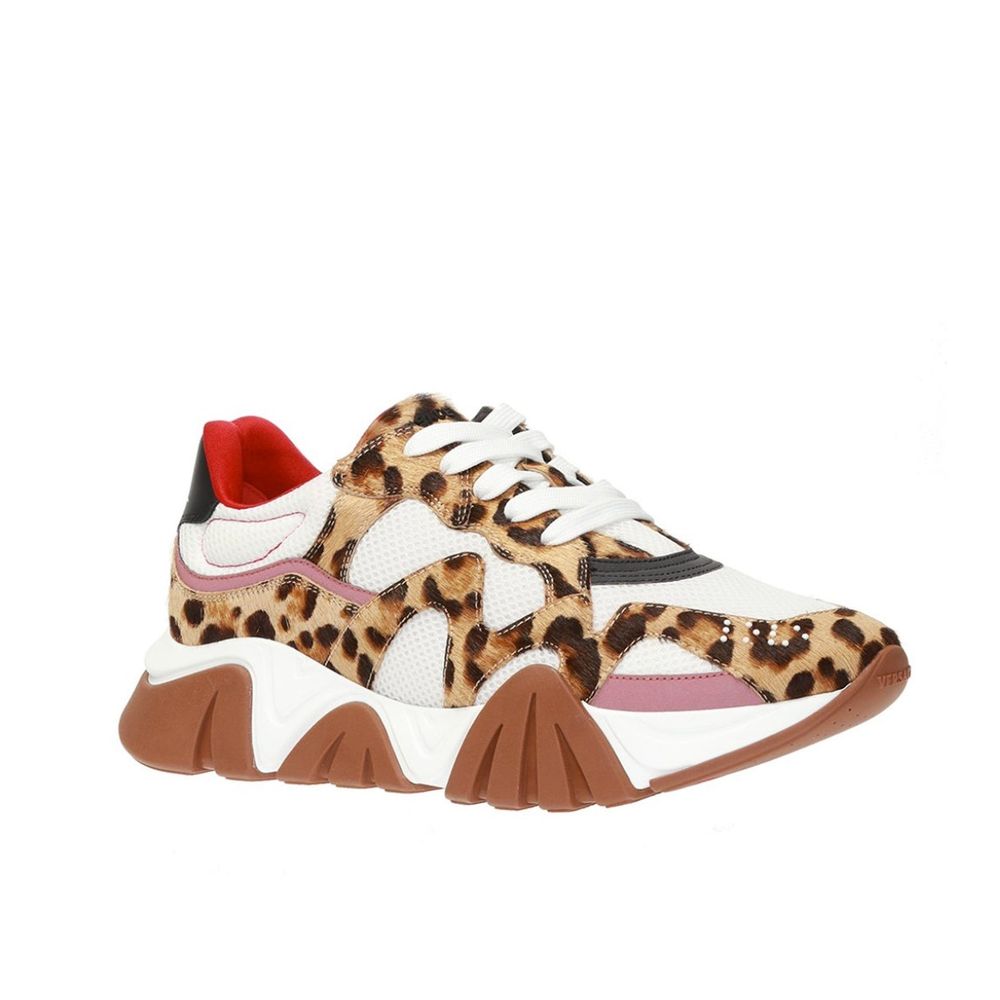 Tênis Versace Squalo Leopard