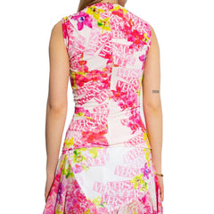 Blusa estampada sem mangas Versace