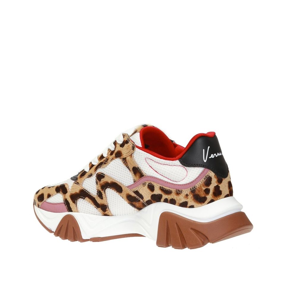 Tênis Versace Squalo Leopard