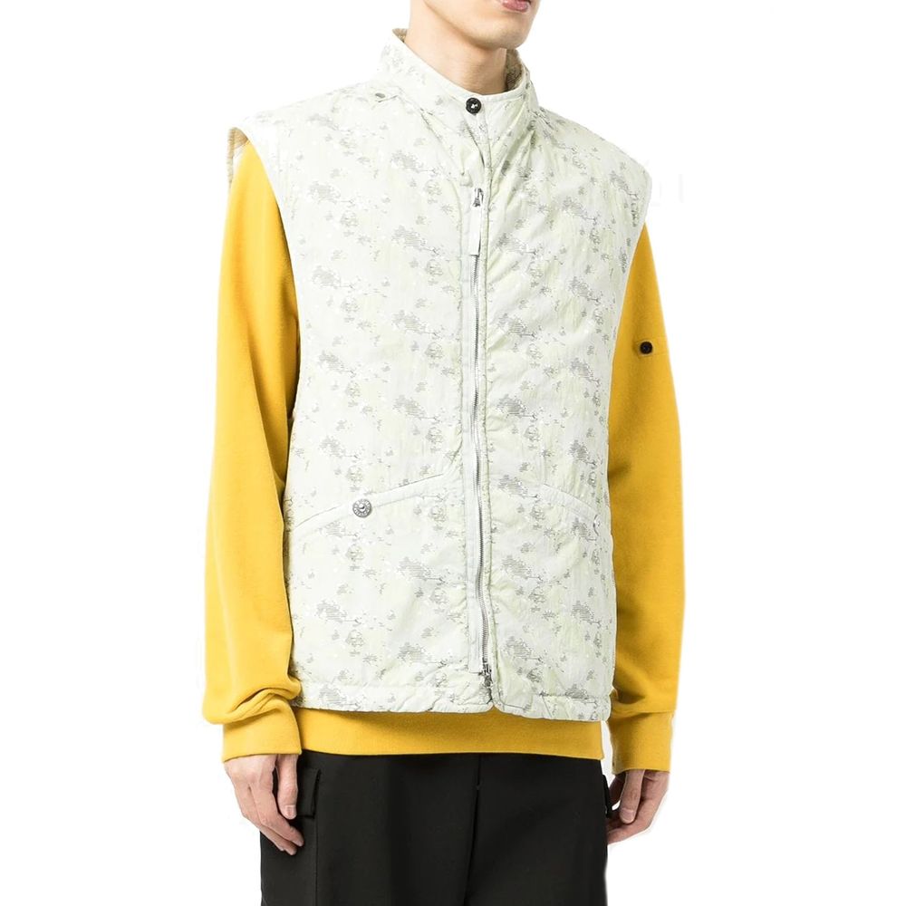 Colete escovado estampado Stone Island