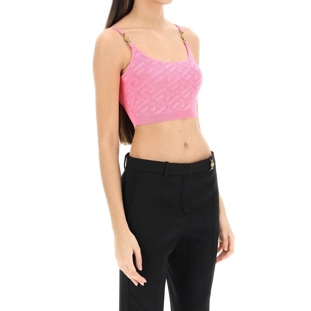 Top curto Versace La Greca